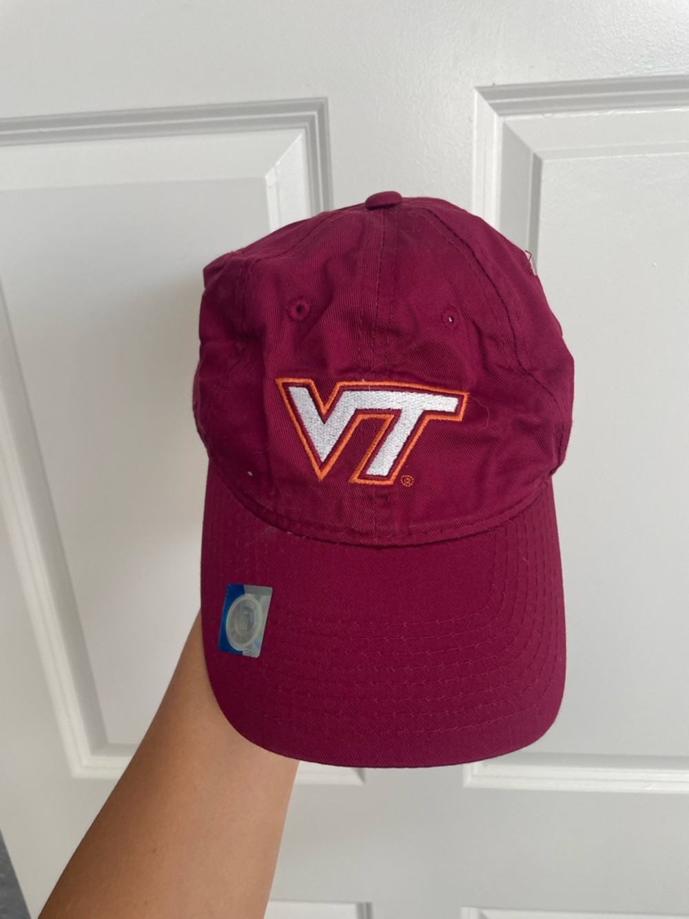 Virginia Tech VT Embroidered Maroon Baseball Cap